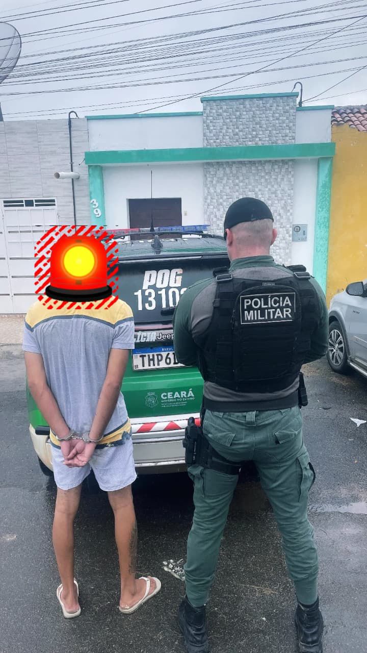 Polícia Militar Cumpre Mandado de Prisão em Aiuaba contra Homem Acusado de Roubo em Arneiroz.