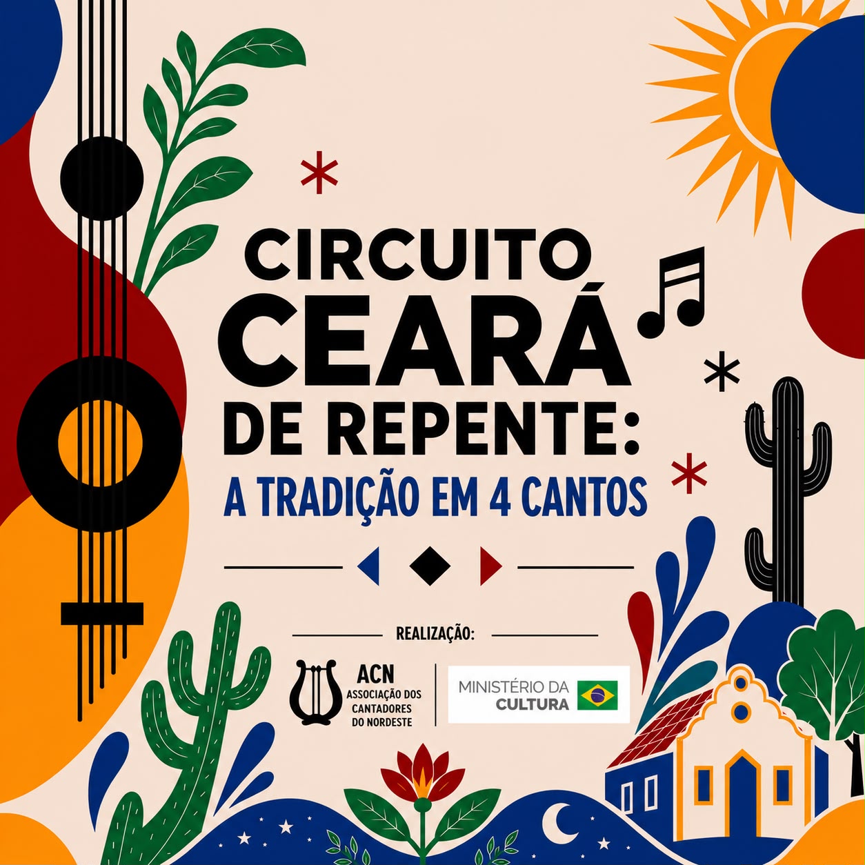 Circuito Ceará de Repente" leva tradição e poesia para quatro regiões do Estado.