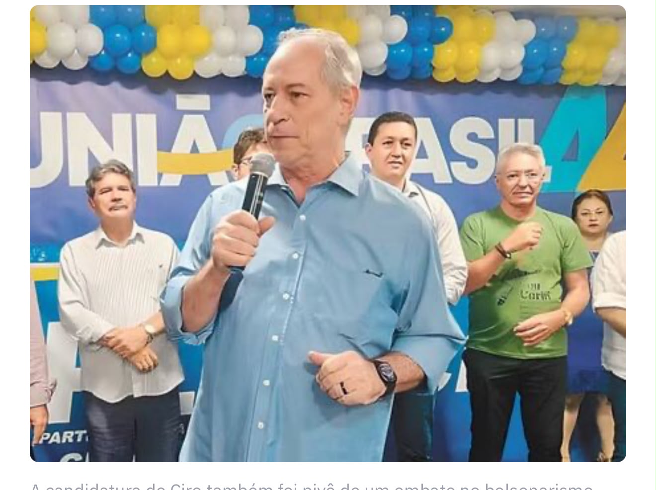 Federação PSDB-Cidadania oficializa Ciro Gomes como candidato ao governo do Ceará.